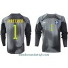 Camiseta de fútbol Portero Manga Larga Brasil Alisson Becker 1 Primera Equipación Mundial 2022 - Hombre